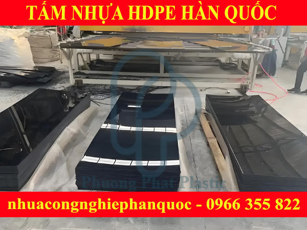 TẤM NHỰA HDPE HÀN QUỐC 5MM MÀU ĐEN
