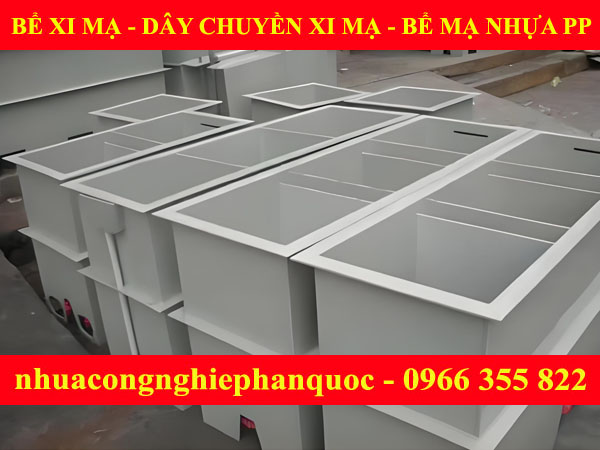 BỂ XI MẠ NHỰA PP 200L