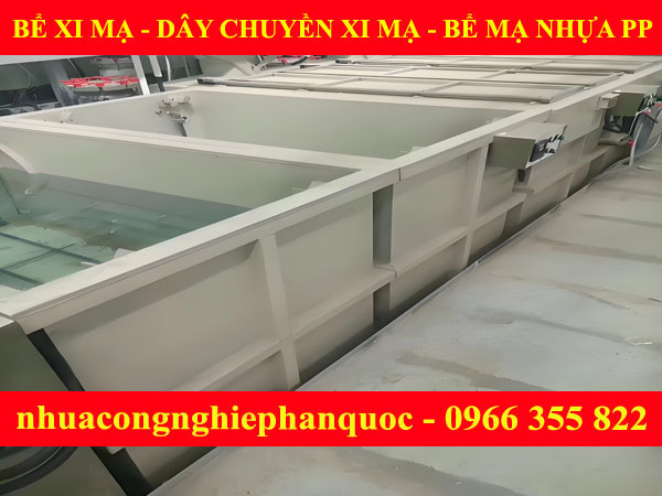 BỂ XI MẠ NHỰA PP