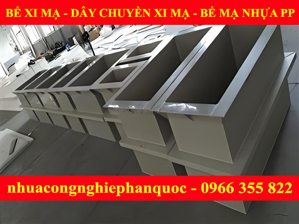 GIA CÔNG BỂ XI MẠ NHỰA PP